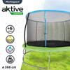 Imagen de Trampolín con Red 366 Diámetro x 266 cm Altura Soporta 100 Kg Aktive