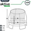 Imagen de Trampolín con Red 366 Diámetro x 266 cm Altura Soporta 100 Kg Aktive