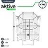 Imagen de Trampolín con Red 122x122x184 cm Soporta 25 Kg Aktive
