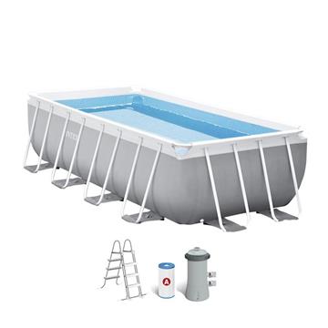Imagen de Piscina Prism Frame Rectangular Con Depuradora Y Escalera