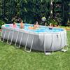 Imagen de Piscina Prism Frame Ovalada Con Depuradora Y Escalera