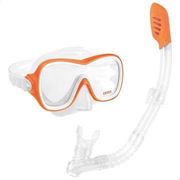 Imagen de Conjunto Gafa Wave Rider Silicona Y Tubo Respirador Intex