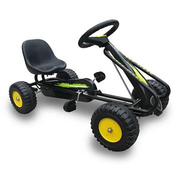 Imagen de Coche Go Kart Negro Ruedas De Aire