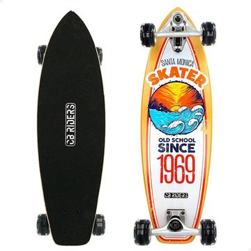 Imagen de Patinete Skate 74 x 22 cm de Madera Máximo 100 Kg CB Riders