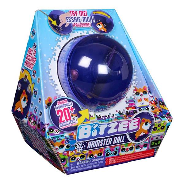 Imagen de Mascota digital Bitzee Hamsterball.Personaliza la mascota con 25 accesorios. 19,05x20x12,07 cm