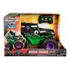 Imagen de Coche radio control Monster Jam Smash And Bash Grave Digger. 24,77x3,81c25,4 cm