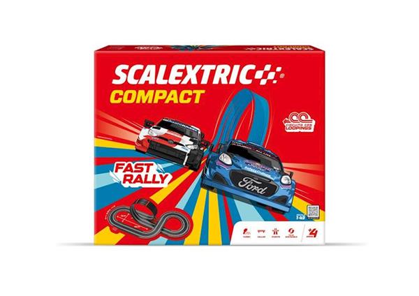 Imagen de Pista Fast Rally. Toyota yaris y Ford Puma, escala 1:43 Compact.