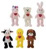 Imagen de Peluche Animales Lucky con Corazón  80 Cm  - Modelos surtidos