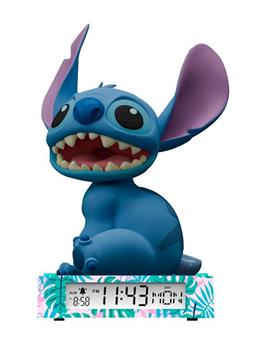 Imagen de Despertador digita con fechal Stitch y luz de noche 3D.