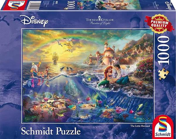 Imagen de Puzzle 1000 Piezas Disney Kleine Meerjungfrau, Arielle
