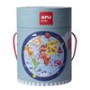 Imagen de Puzzle circular Mapamundi 50 cm con 48 piezas