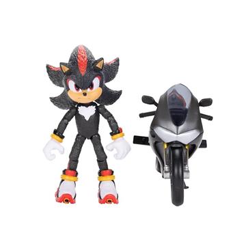 Imagen de Pack Figura Sonic 3 La Película. Especial de Shadow 13 cm + Motocicleta