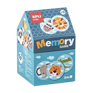 Imagen de Juego de memoria Safari con 24 piezas de 8 cm ¡encuentra la pareja!