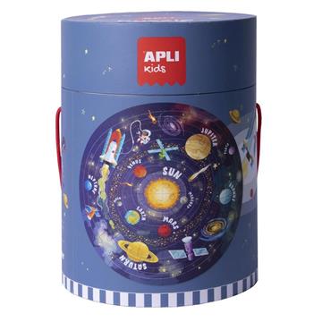 Imagen de Puzzle circular Sistema Solar 50 cm con 48 piezas