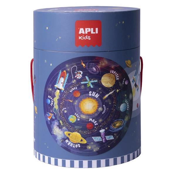 Imagen de Puzzle circular Sistema Solar 50 cm con 48 piezas