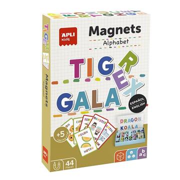 Imagen de Juego magnético El Alfabeto bilingüe con 44 piezas