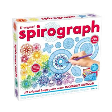 Imagen de Juego Spirograph Original Set incluye más de 30 piezas y una bandeja para guardarlo todo de forma ordenada.