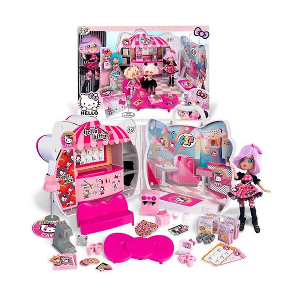 Imagen de Cafeteria Hello Kitty Café con accesorios.