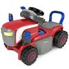 Imagen de Triciclo 2 en 1 convertible en tractor y cortacésped rojo 55x15x38 cm