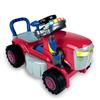 Imagen de Triciclo 2 en 1 convertible en tractor y cortacésped rojo 55x15x38 cm