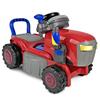 Imagen de Triciclo 2 en 1 convertible en tractor y cortacésped rojo 55x15x38 cm