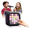 Imagen de Karaoke light party Duo Disco edition.Con conexión y altavoz bluetooth, dos microfonos, 5 modos de juego y control de volumen. 35x20x27,9 cm