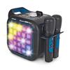 Imagen de Karaoke light party Duo Disco edition.Con conexión y altavoz bluetooth, dos microfonos, 5 modos de juego y control de volumen. 35x20x27,9 cm