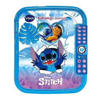 Imagen de Diario secreto KidiSecrets de Stitch con codigo secreto. Incluye un cuaderno y compartimento oculto. Con la voz real de los personajes. 28x6,5x24 cm