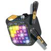 Imagen de Karaoke light party Duo Golden edition. Con conexión y altavoz bluetooth, dos microfonos, 5 modos de juego y control de volumen. 35x20x27,9 cm