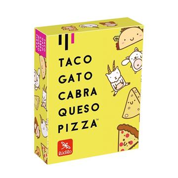 Imagen de Juego Taco, Gato, Cabra, Queso, Pizza. Contiene 64 cartas.