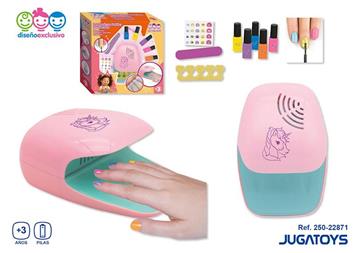 Imagen de Conjunto de uñas con secador y accesorios