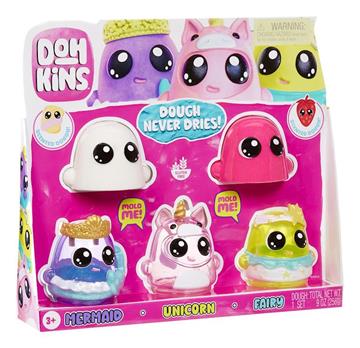 Imagen de Plastilina Dohkins Pack Fantasy. ¡Nueva plastilina que no se seca! Con moldes de policía, bombero y superhéroe