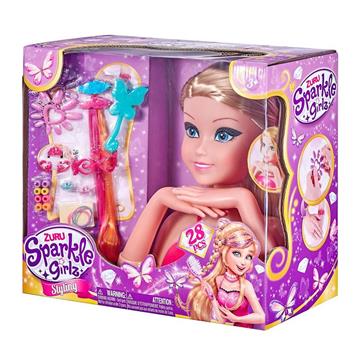 Imagen de Busto Sparkle Girlz diseña tus uñas, incluye accesorios, 25cm