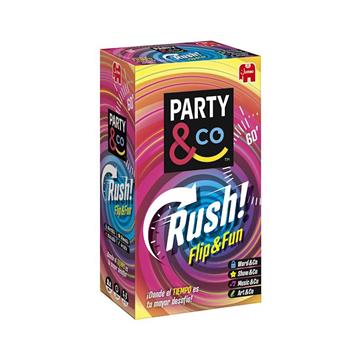 Imagen de Juego Party & Co. Rush. Donde el tiempo es tu mayor desafio. Transforma cada partida en una carrera contrarreloj. 12x21x7 cm