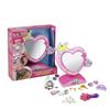 Imagen de Espejo Secreto fun lockets lleno de compartimentos. incluye más de 20 sorpresas y un aplicador con brillos para el pelo. 