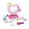 Imagen de Espejo Secreto fun lockets lleno de compartimentos. incluye más de 20 sorpresas y un aplicador con brillos para el pelo. 