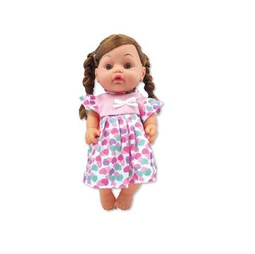 Imagen de Muñeca coletas, bebe agua y hace pis, con accesorios y 12 sonidos, 30cm - Modelos surtidos