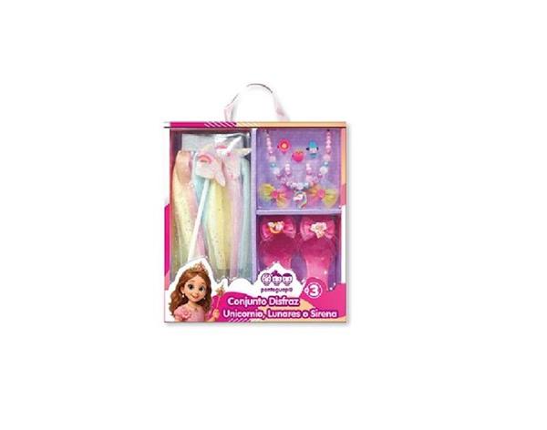 Imagen de Conjunto disfraz Princesa Unicornio, Lunares o Sirena con tutú, zapatos y accesorios - Modelos surtidos