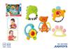 Imagen de Sonajeros infantiles Dinosaurios en pack de 5 ud. 9x3'5x9cm - Modelos surtidos
