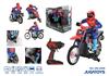 Imagen de Moto radio control, echa humo, escala 1:10, 2'4GZ con luces y sonidos, 37x35x17cm
