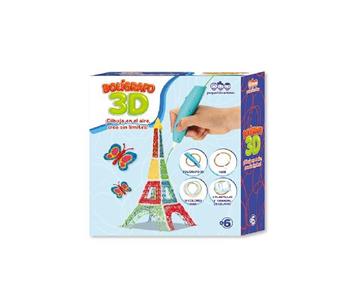 Imagen de Boli 3D con 30 metros de refilsBolígrafo 3D con 10 colores, 3 plantillas, USB y manual de usuario