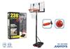 Imagen de Canasta Baloncesto con pie, balón hinchable e hinchador 74x236x73cm