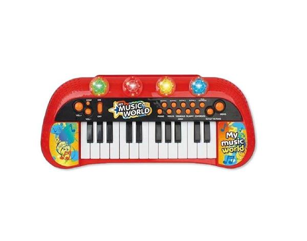 Imagen de Órgano musical, 4 instrumentos y ritmos, 24 canciones, 4 sonidos batería con luces y sonidos - Modelos surtidos