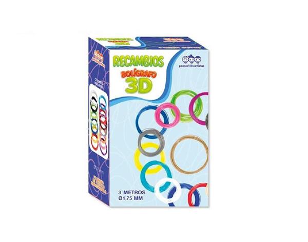 Imagen de Recambios para Bolígrafo 3D, con 15 colores