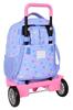 Imagen de Mochila Grande con Ruedas Compact Evol. Ext. Benetton "Lila" 33X45X22Cm