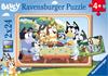 Imagen de Puzzle 2 en 1 de 24 piezas Bluey