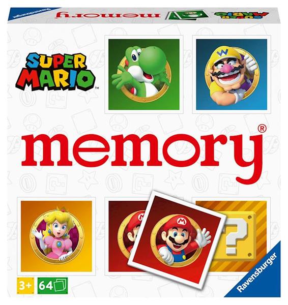 Imagen de Juego memory Super Mario 64 cartas.