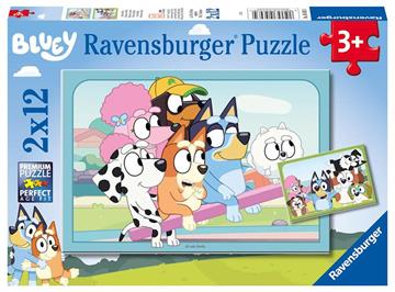 Imagen de Puzzle 2 en 1 de 12 piezas Bluey