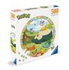 Imagen de Puzzle 500 piezas Pokémon Round.