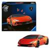 Imagen de Puzzle 3D Lamborghini Huracán EVO Orange 108 piezas.